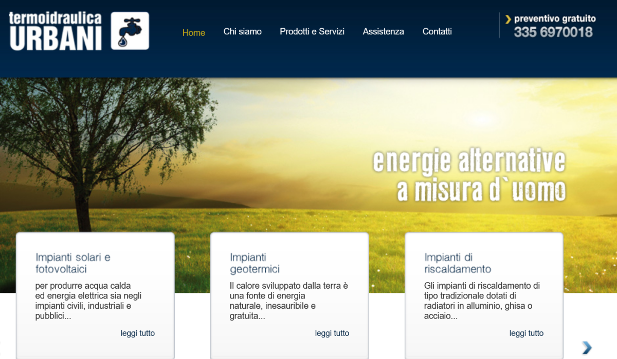 Screenshot 2025-04-16 at 21-04-53 Termoidraulica Urbani (Vicenza - Montecchio Maggiore) Impianti civili e industriali di riscaldamento e condizionamento solari fotovoltaici e geotermici