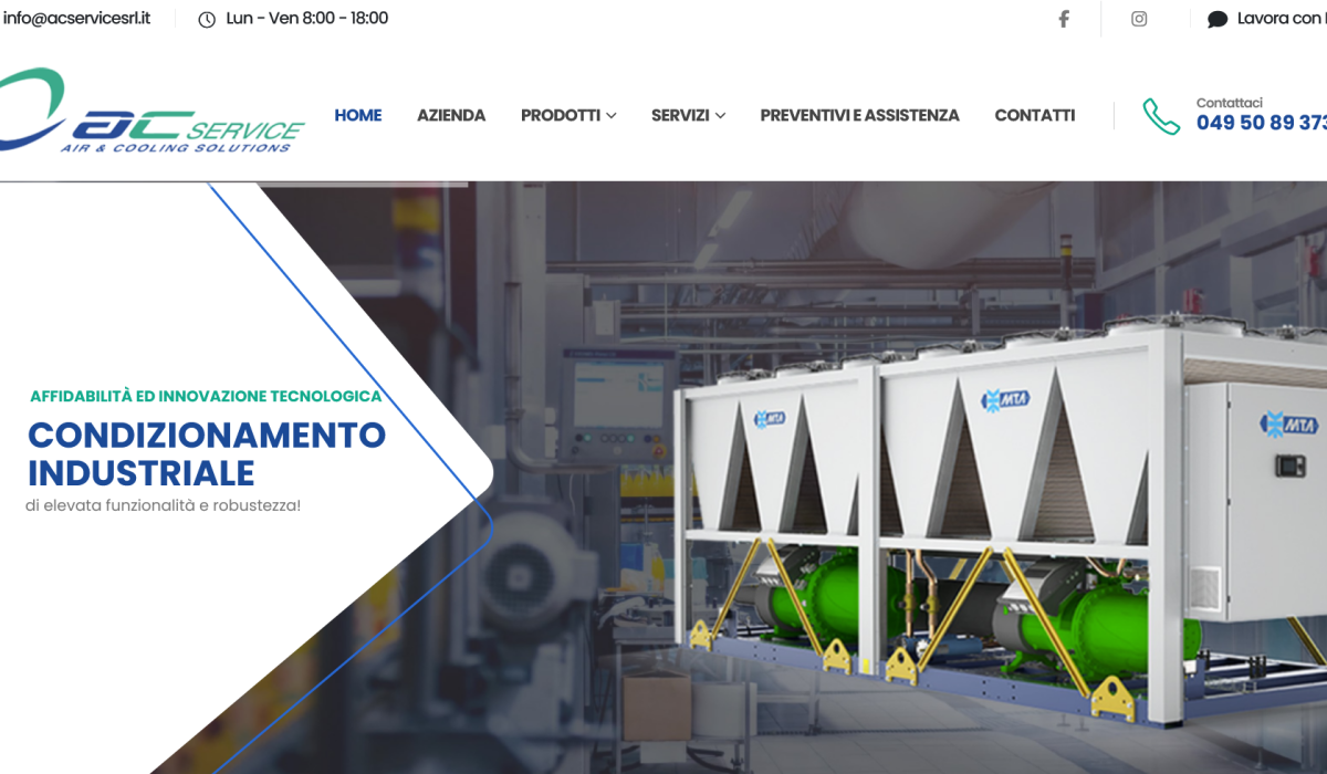 Screenshot 2025-05-11 at 23-29-40 Home AC Service - Aria Compressa Refrigerazione Industriale Condizionamento