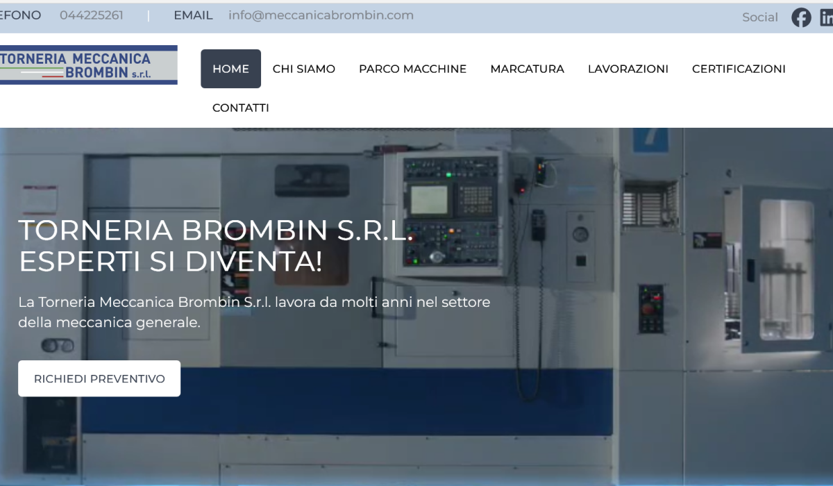 Screenshot 2025-05-12 at 20-43-41 Tornitura Meccanica Lavorazioni meccaniche di precisione Torneria Meccanica Brombin Srl